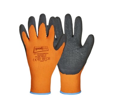 Thermo Strickhandschuhe ECO, orange/schwarz