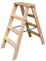 Holz-Bockleiter mit Stufen 2x4