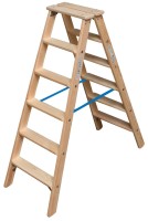 Holz-Bockleiter mit Stufen 2x6