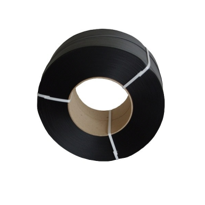 PP Umreifungsband schwarz 12 x 0.55mm, Kern 200mm, 2500m