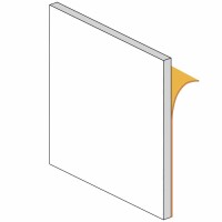Storenplättli aus Aluminium selbstklebend 1mm