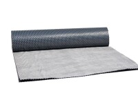 ECO Noppenfolie mit Vlies 420kPa, aus PE schwarz 12.5 x 2m