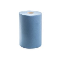 Reinigungsrollen-Maxi, Zellstoff blau, 2-lagig, 190m, 500Blatt, Pack &agrave; 2 Rollen