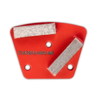 covex Diamant-Schleifplatte rot mit M6 Gewinde, 60/70 St&auml;rke, Laufrichtung rechts